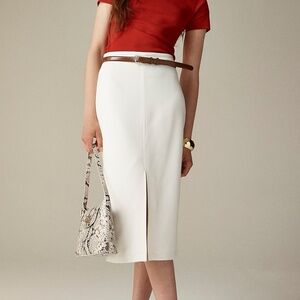 J.Crew white pencil skirt, Size 8